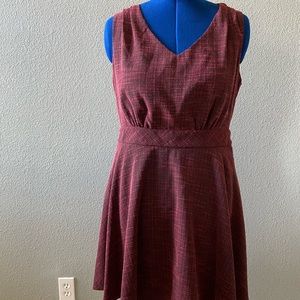 Forever21+ Burgundy dress